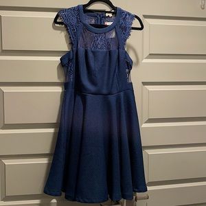 Navy Blue Semi Formal Dress